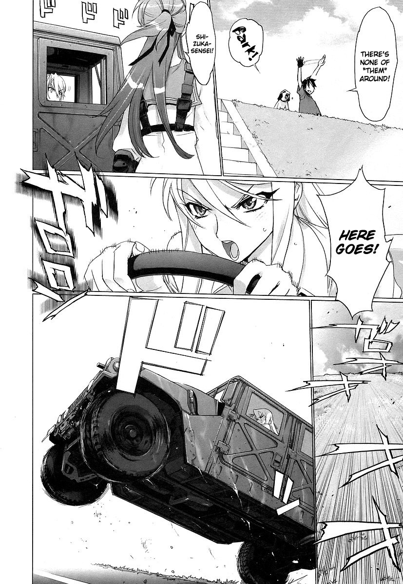 Highschool of the Dead Chapter 8 page 25 - Chapter 8: Alice in Deadland