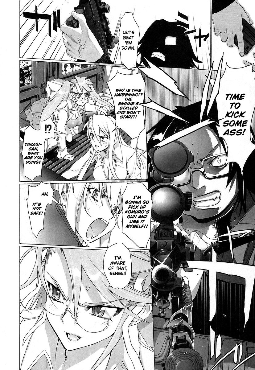 Highschool of the Dead Chapter 9 page 19 - Chapter 9: The Dead Way Home