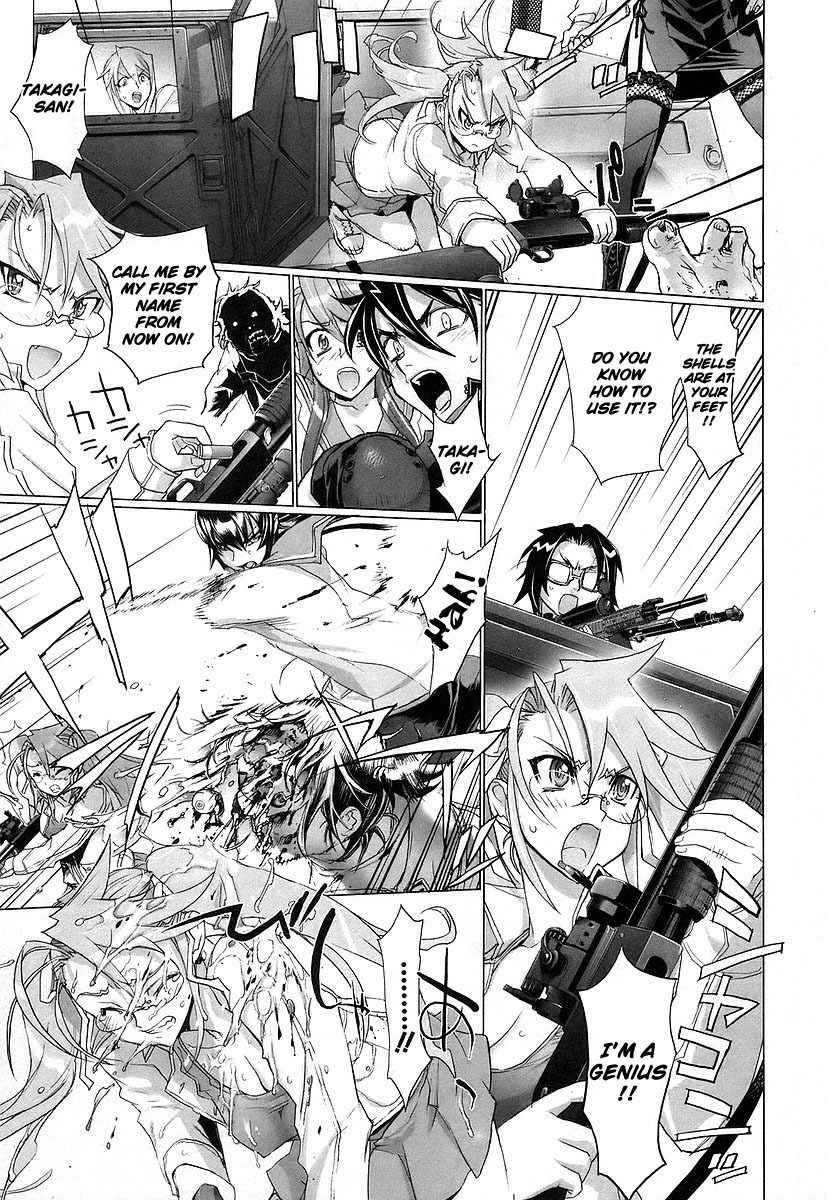 Highschool of the Dead Chapter 9 page 20 - Chapter 9: The Dead Way Home