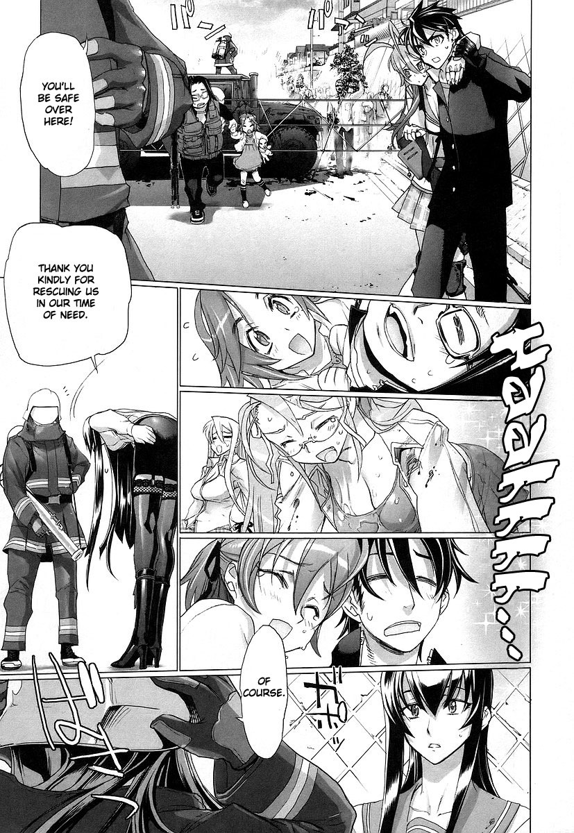 Highschool of the Dead Chapter 9 page 28 - Chapter 9: The Dead Way Home