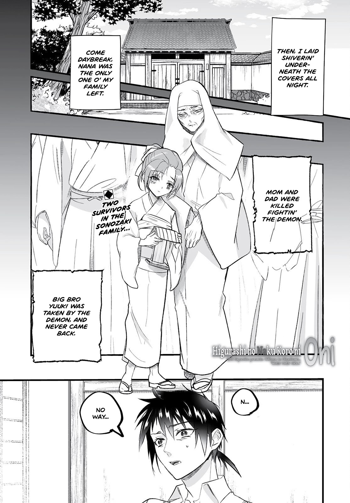 Higurashi no Naku Koro ni Oni Chapter 4 page 1 - Chapter 4