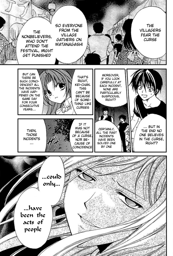 Higurashi When They Cry: Cotton Drifting Arc Chapter 5 page 20 - Chapter 5: Watanagashi