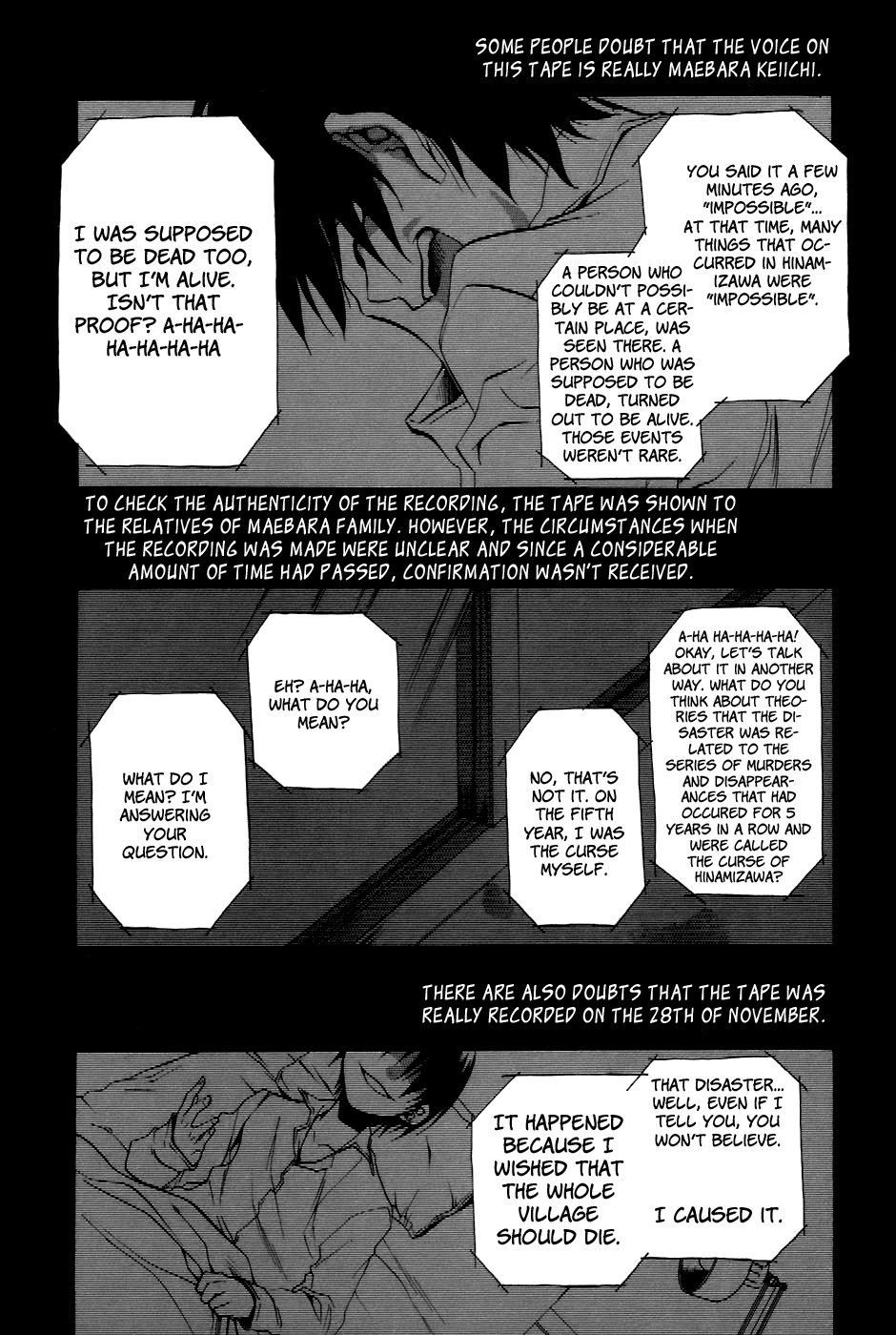 Higurashi When They Cry: Curse Killing Arc Chapter 13 page 26 - Chapter 13 [END]