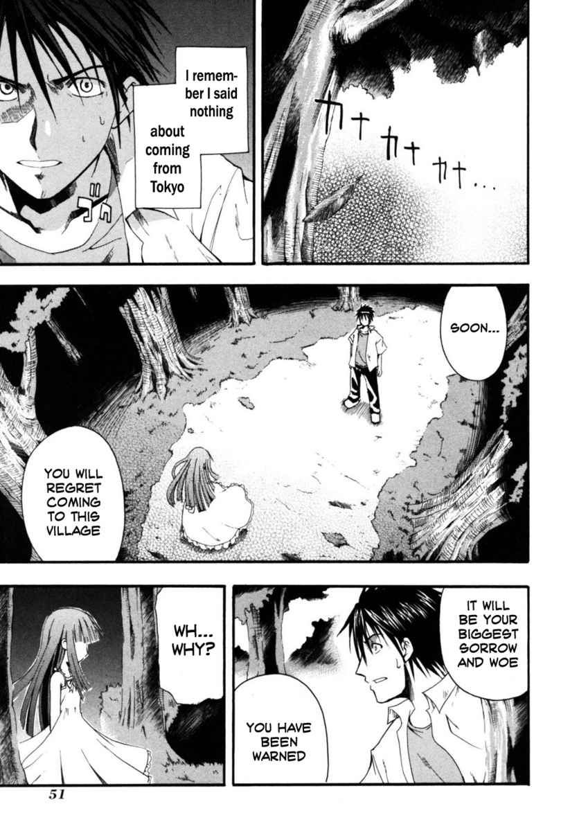 Higurashi When They Cry: Time Killing Arc Chapter 1 page 49 - Chapter 1: Suggestion