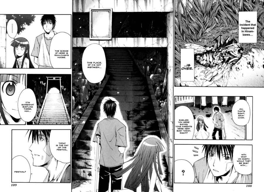 Higurashi When They Cry: Time Killing Arc Chapter 7 page 14 - Chapter 7: Fate