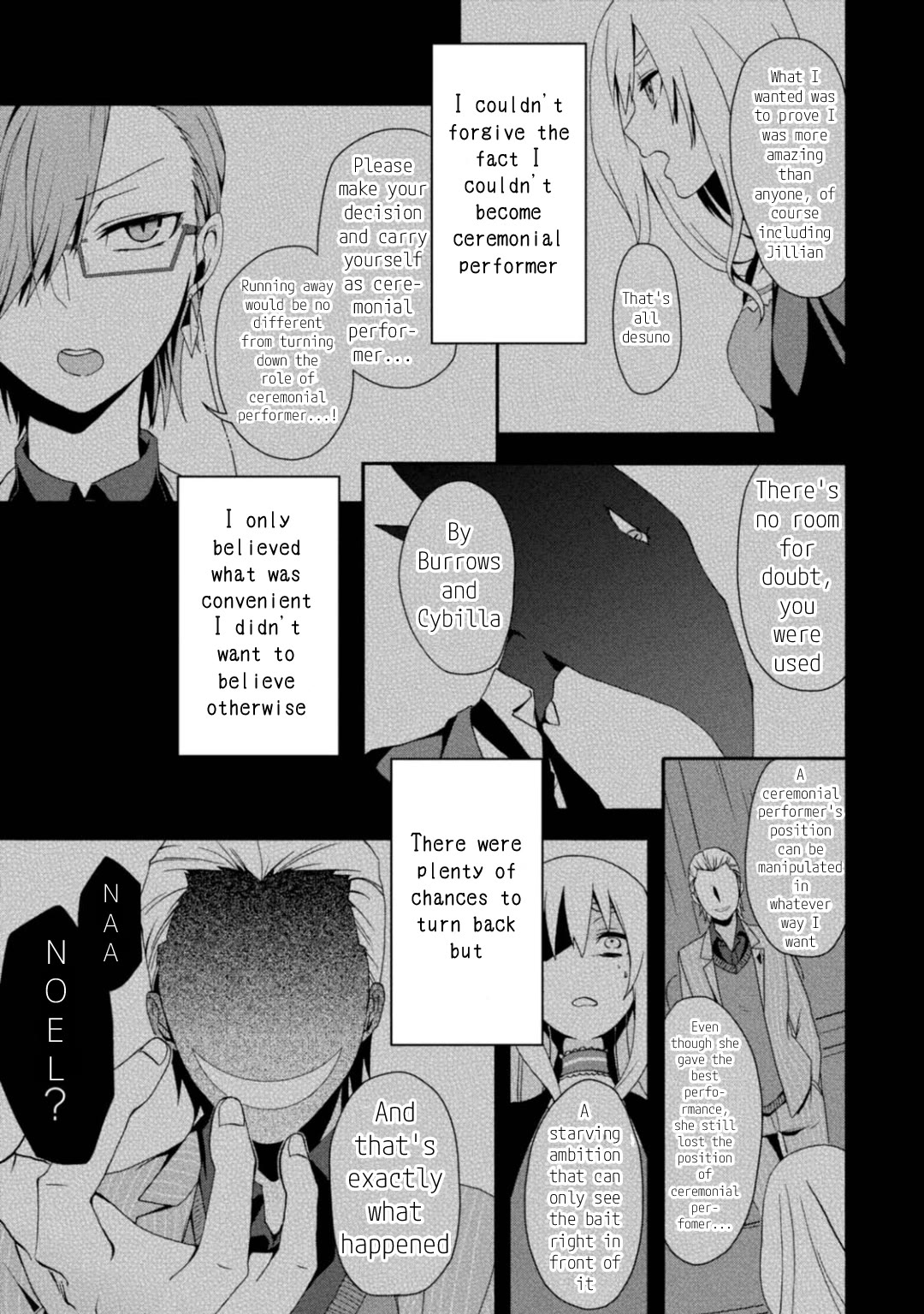 Higyaku no Noel Chapter 6 page 14 - Chapter 6: Bomber Commotion