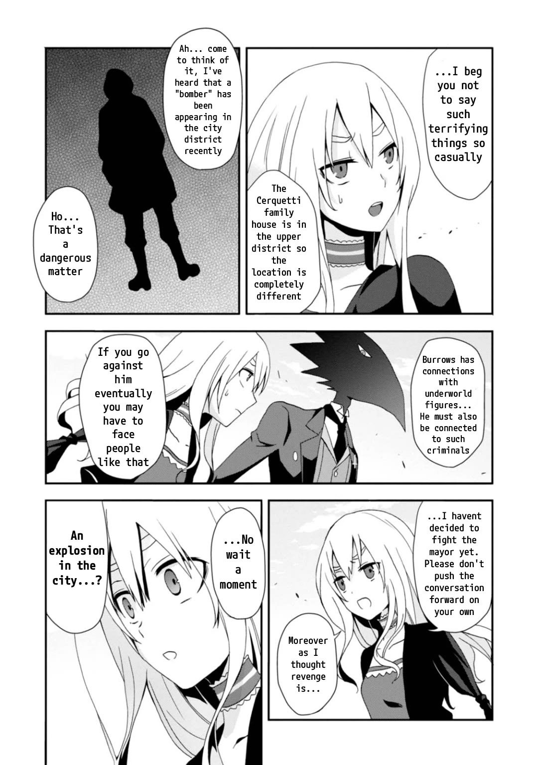 Higyaku no Noel Chapter 6 page 18 - Chapter 6: Bomber Commotion