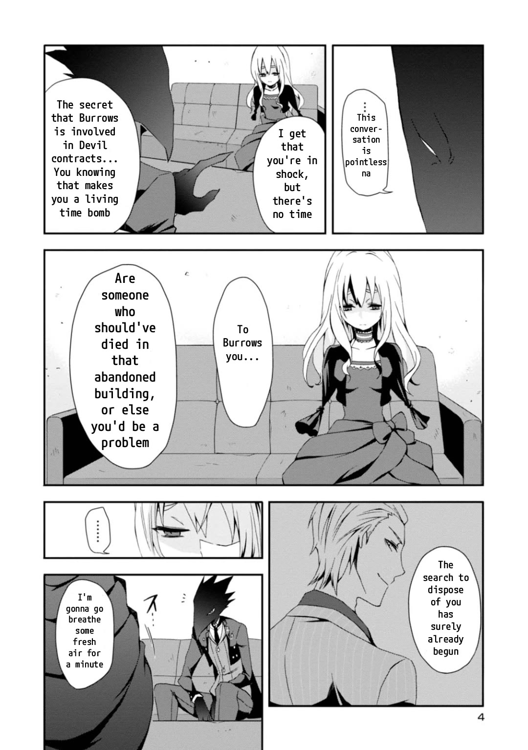 Higyaku no Noel Chapter 6 page 5 - Chapter 6: Bomber Commotion