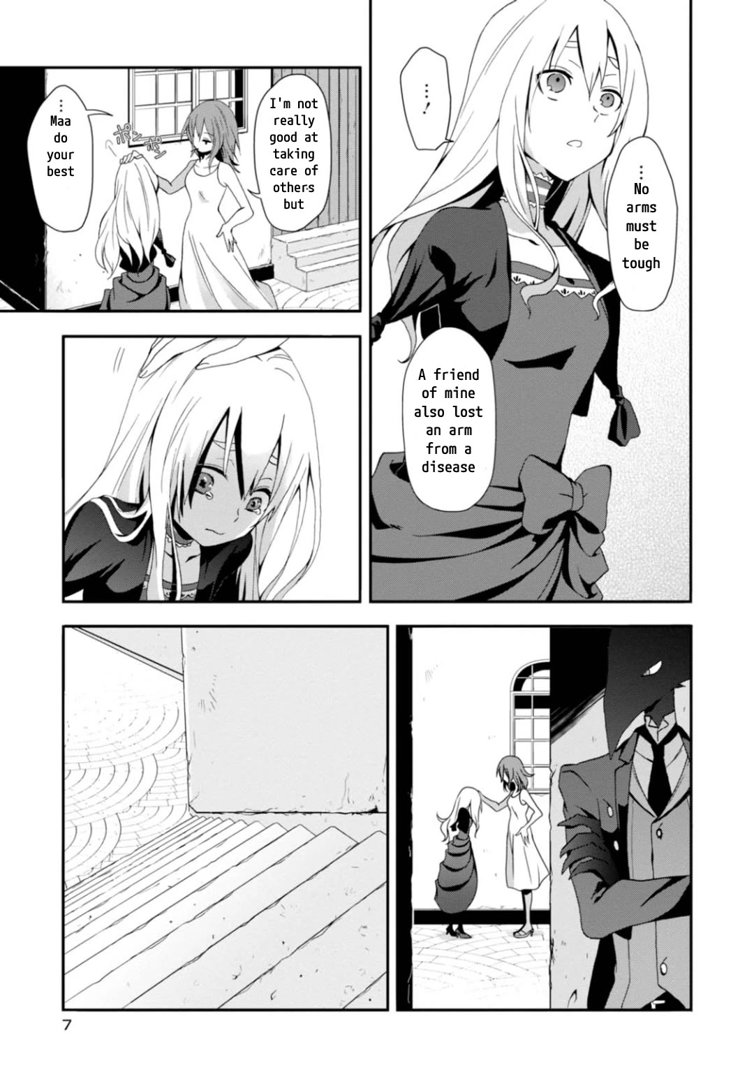 Higyaku no Noel Chapter 6 page 8 - Chapter 6: Bomber Commotion