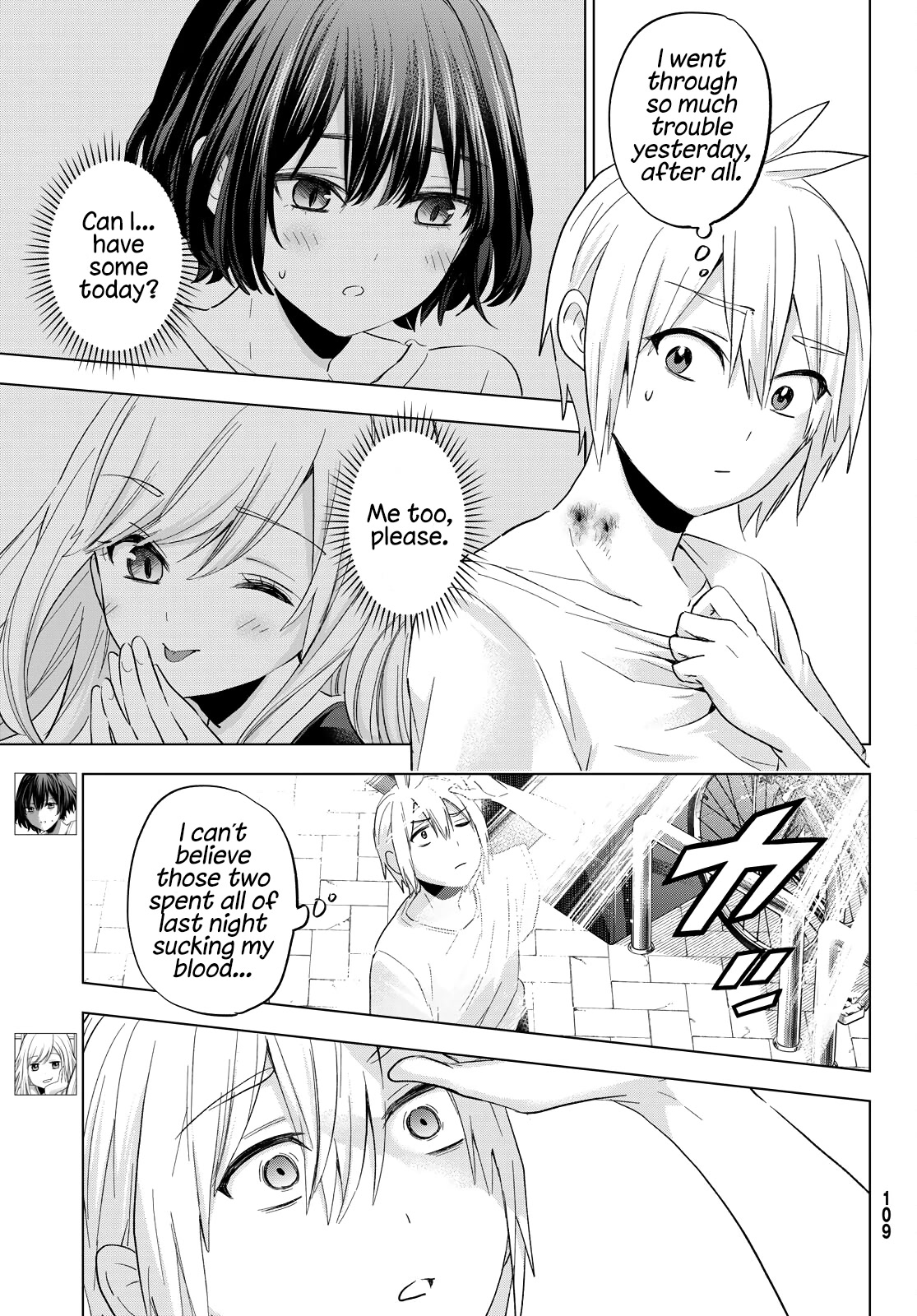 Hiiragi-san Chi no Kyuuketsu Jijou Chapter 10 page 3 - Chapter 10: Blood Treatment