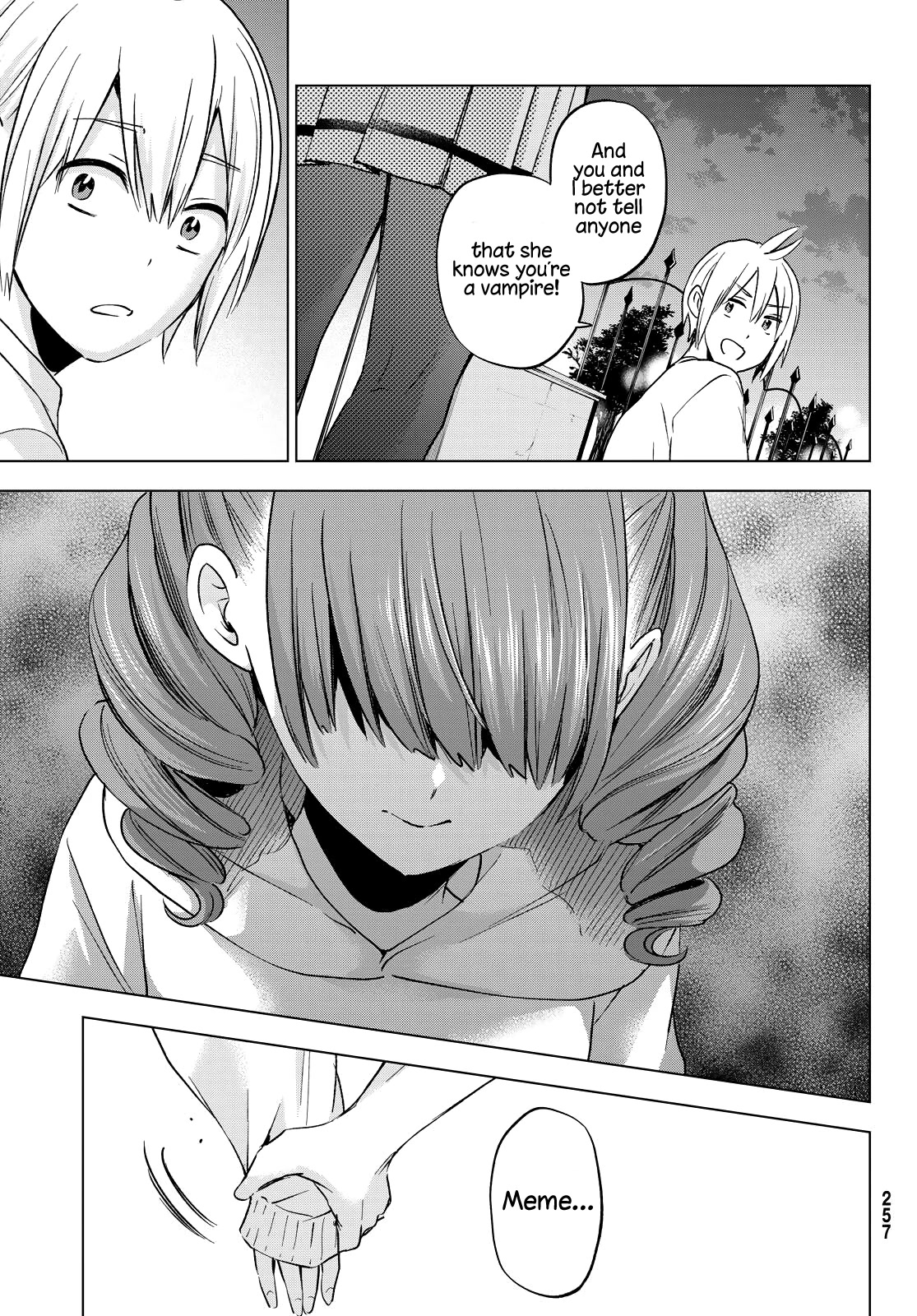 Hiiragi-san Chi no Kyuuketsu Jijou Chapter 14 page 17 - Chapter 14: In the Night World