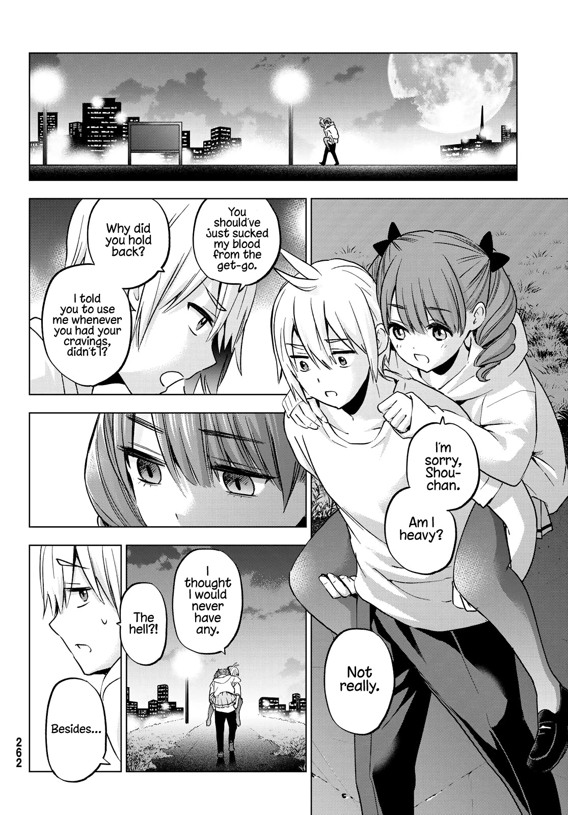 Hiiragi-san Chi no Kyuuketsu Jijou Chapter 14 page 21 - Chapter 14: In the Night World