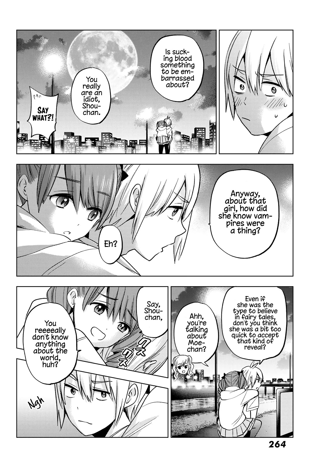 Hiiragi-san Chi no Kyuuketsu Jijou Chapter 14 page 23 - Chapter 14: In the Night World