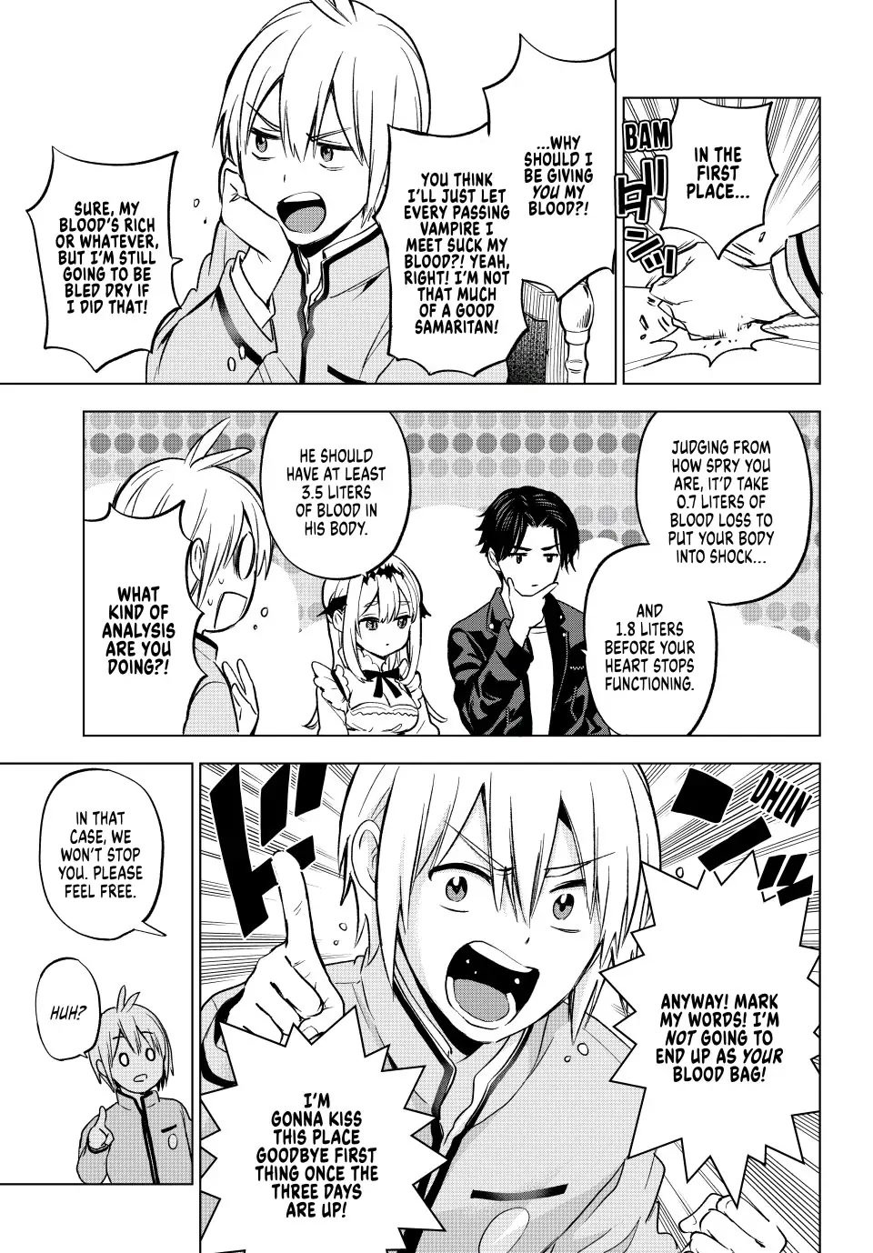 Hiiragi-san Chi no Kyuuketsu Jijou Chapter 16 page 5 - Chapter 16: Welcome Back