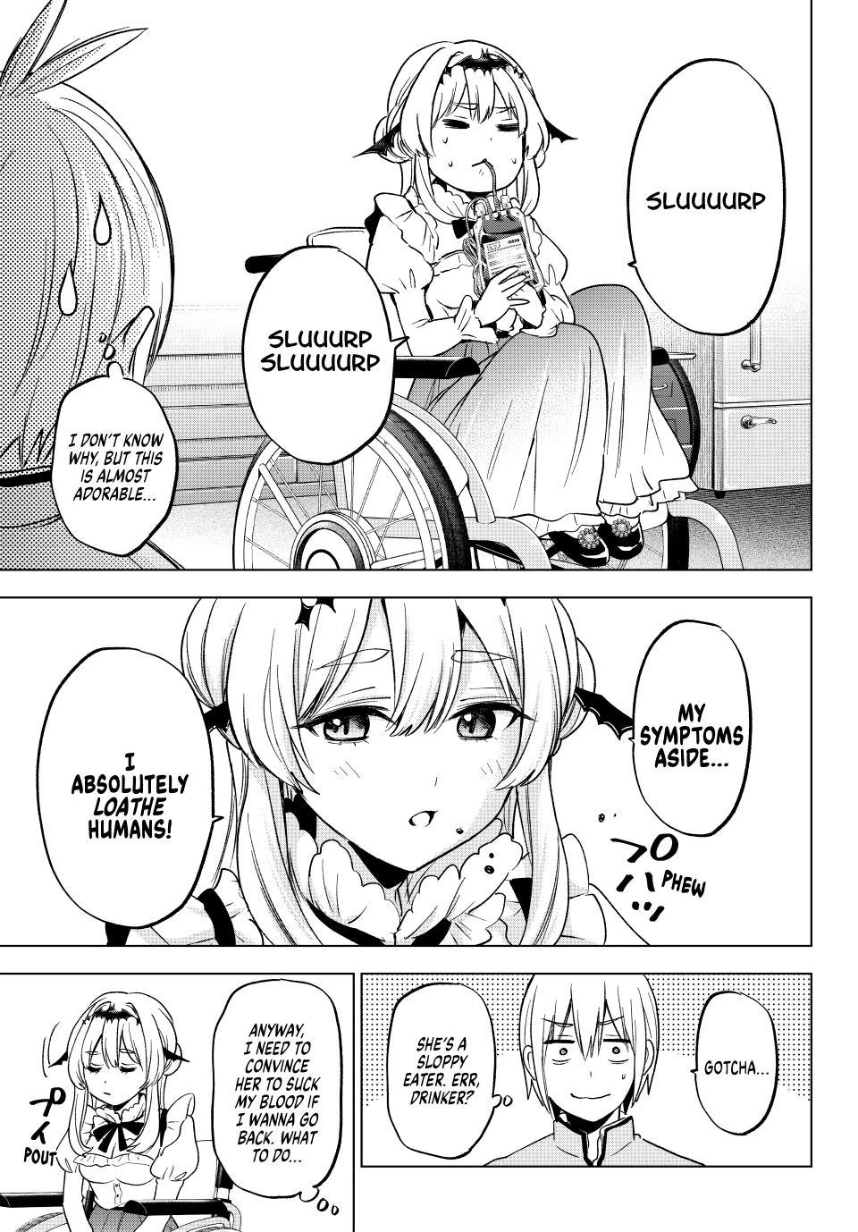 Hiiragi-san Chi no Kyuuketsu Jijou Chapter 17 page 7 - Chapter 17