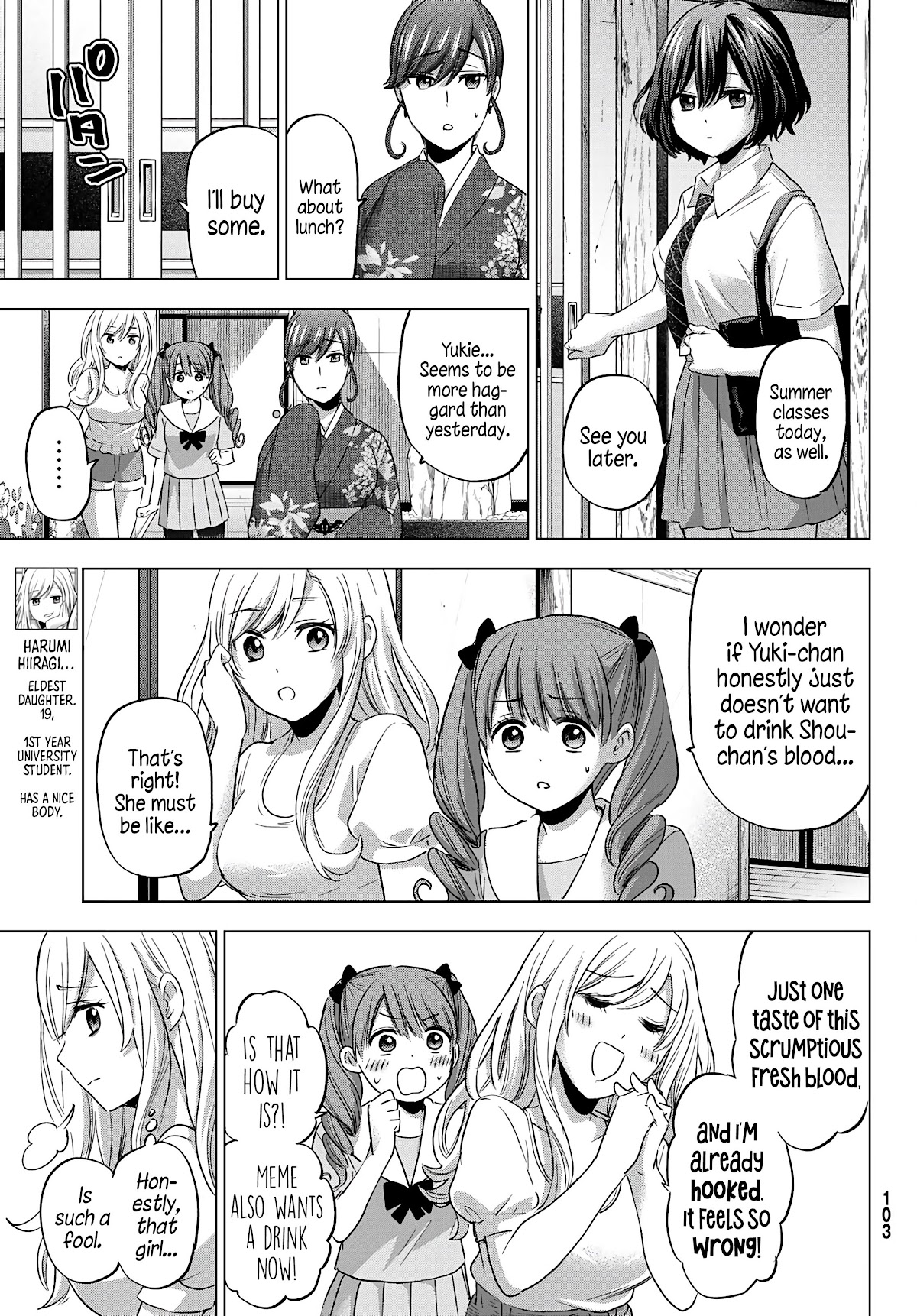 Hiiragi-san Chi no Kyuuketsu Jijou Chapter 3 page 9 - Chapter 3: The Pros and Cons of a Bloody Contract