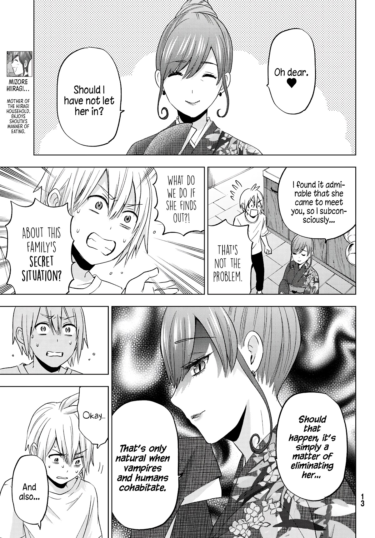 Hiiragi-san Chi no Kyuuketsu Jijou Chapter 6 page 7 - Chapter 6: Visitor Invasion