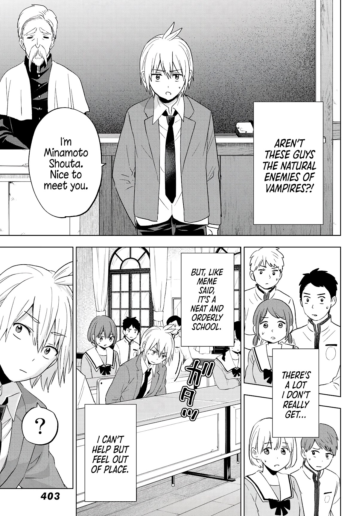 Hiiragi-san Chi no Kyuuketsu Jijou Chapter 8 page 11 - Chapter 8: A New World