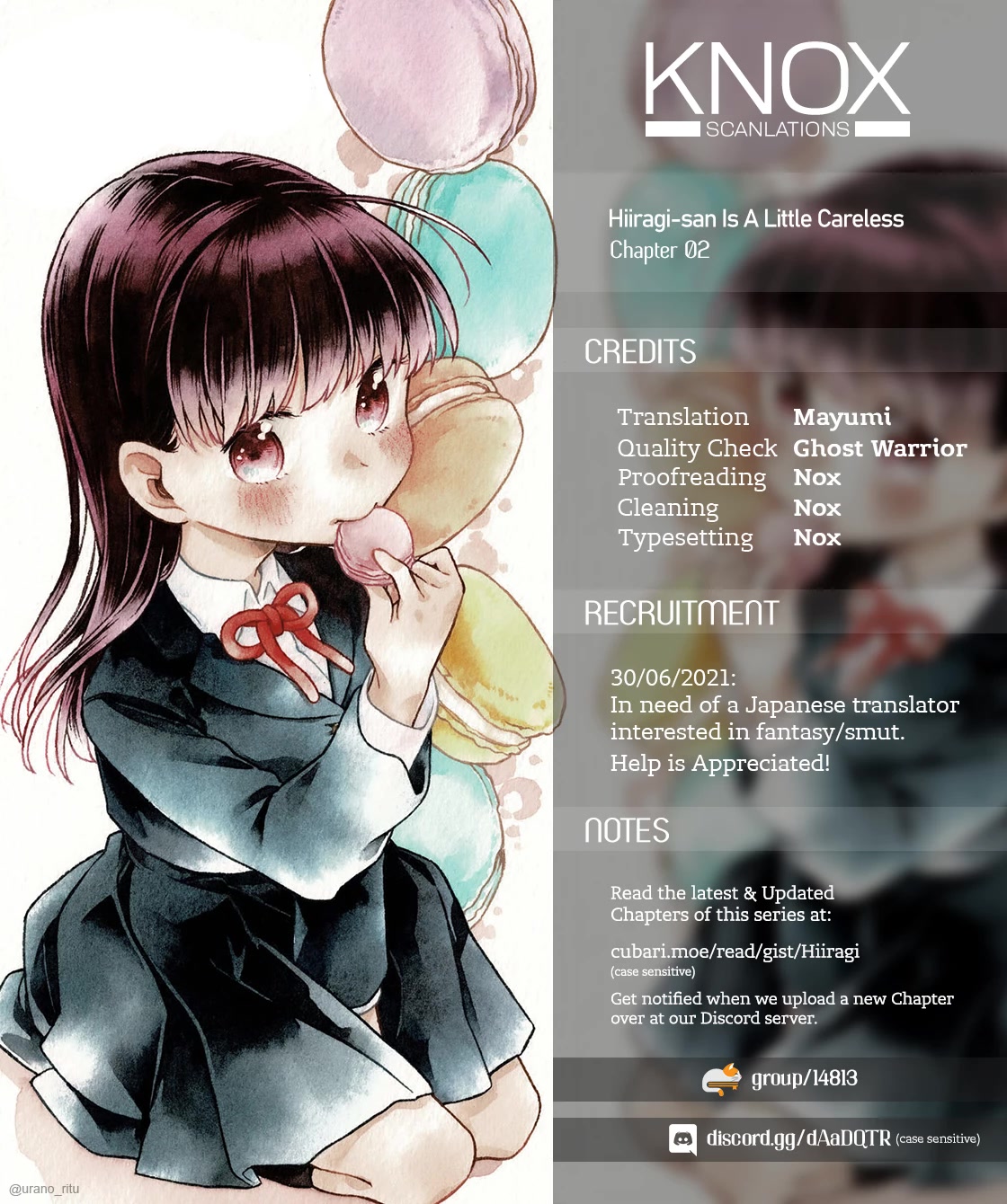 Hiiragi-san is A Little Careless Chapter 2 page 1 - Chapter 2