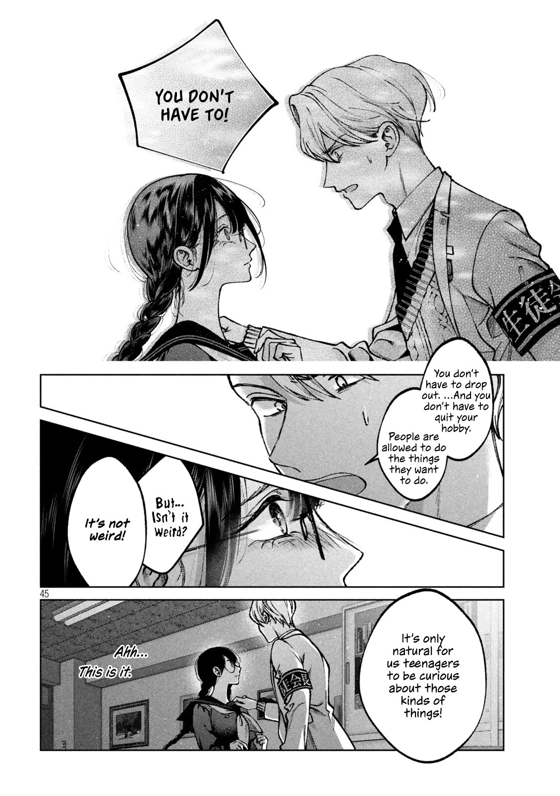 Hijiri-kun Wants to Live a Pure Life Chapter 1 page 43 - Chapter 1: She Can't Hold It Back