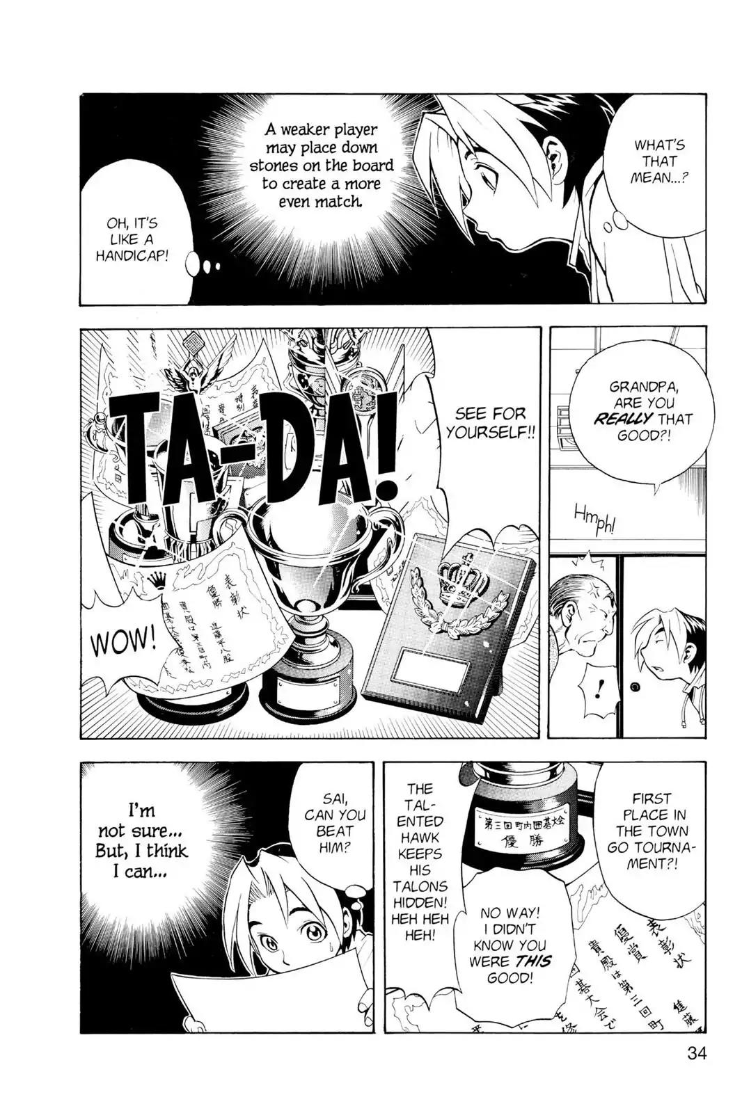 Hikaru no Go Chapter 1 page 35 - Chapter 1: Descent Of The Go Master