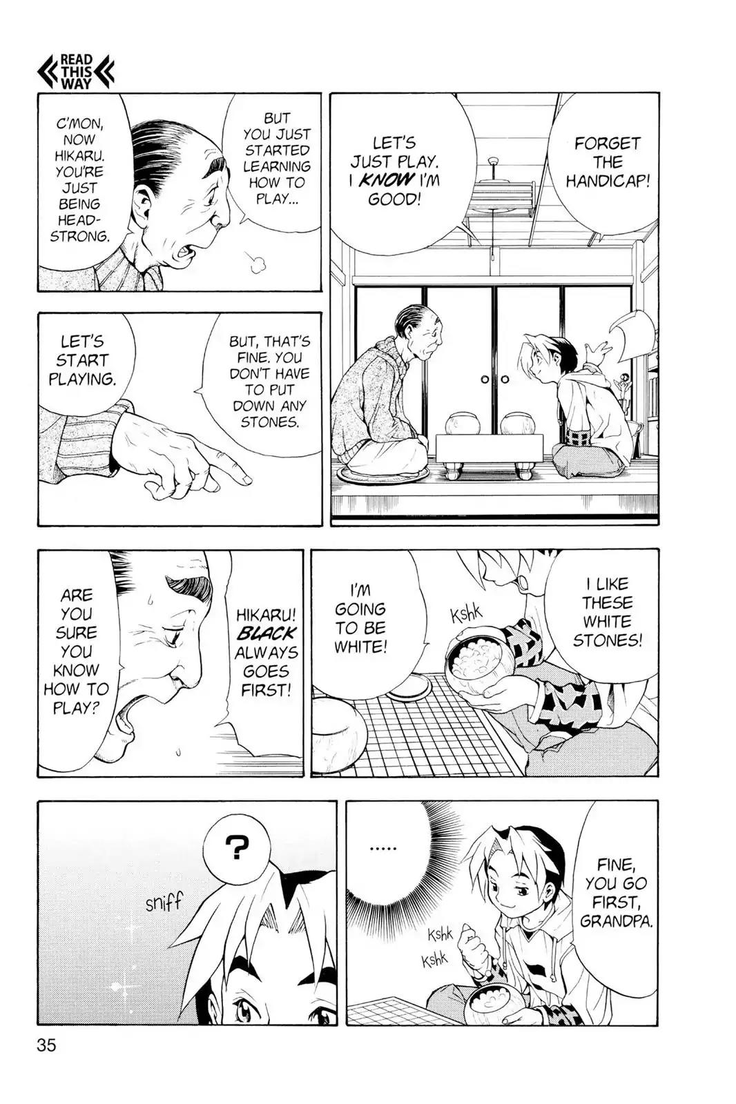 Hikaru no Go Chapter 1 page 36 - Chapter 1: Descent Of The Go Master