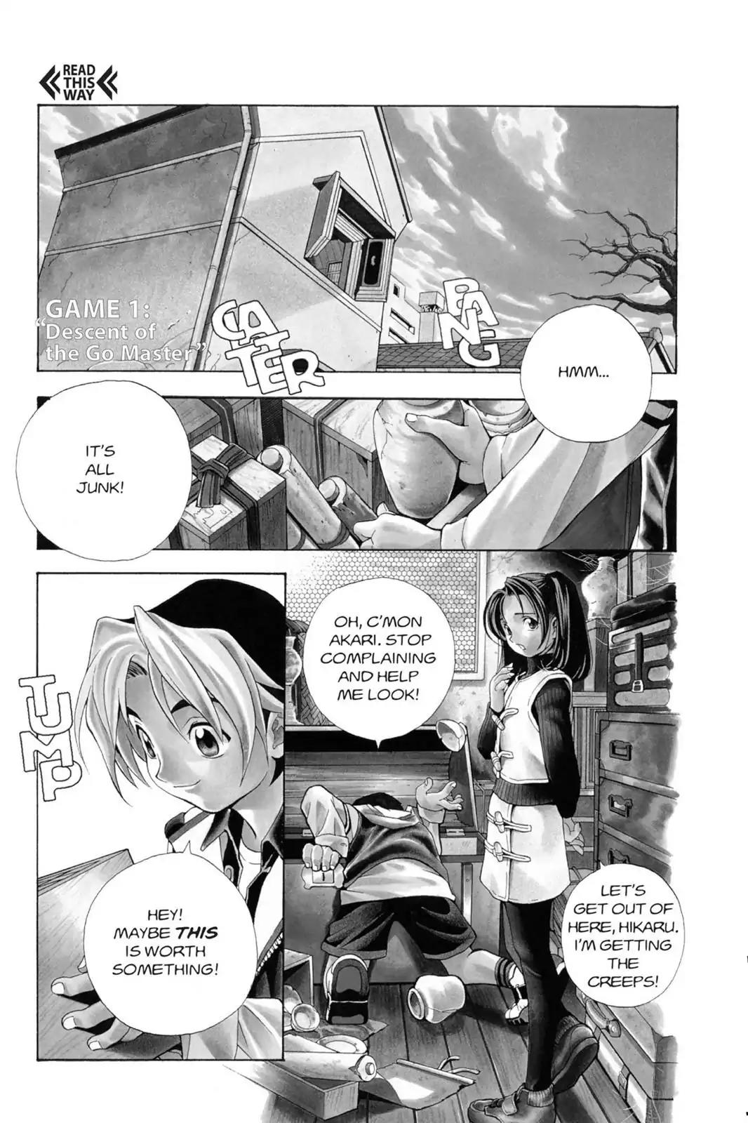 Hikaru no Go Chapter 1 page 6 - Chapter 1: Descent Of The Go Master