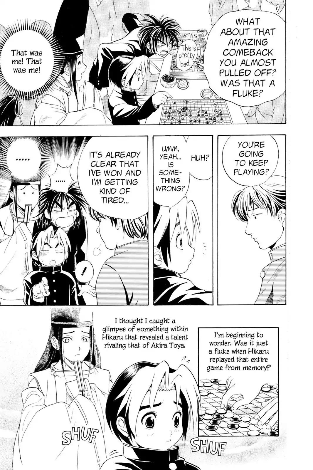 Hikaru no Go Chapter 10 page 15 - Chapter 10: Debut Match