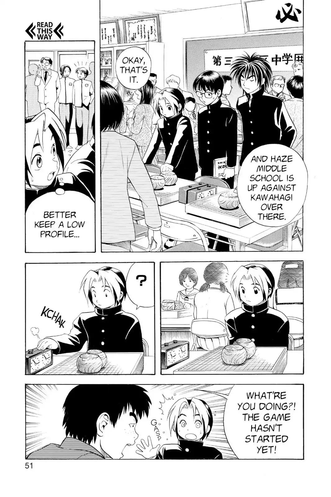 Hikaru no Go Chapter 10 page 3 - Chapter 10: Debut Match