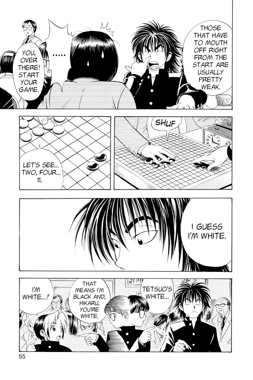 Hikaru no Go Chapter 10 page 7 - Chapter 10: Debut Match