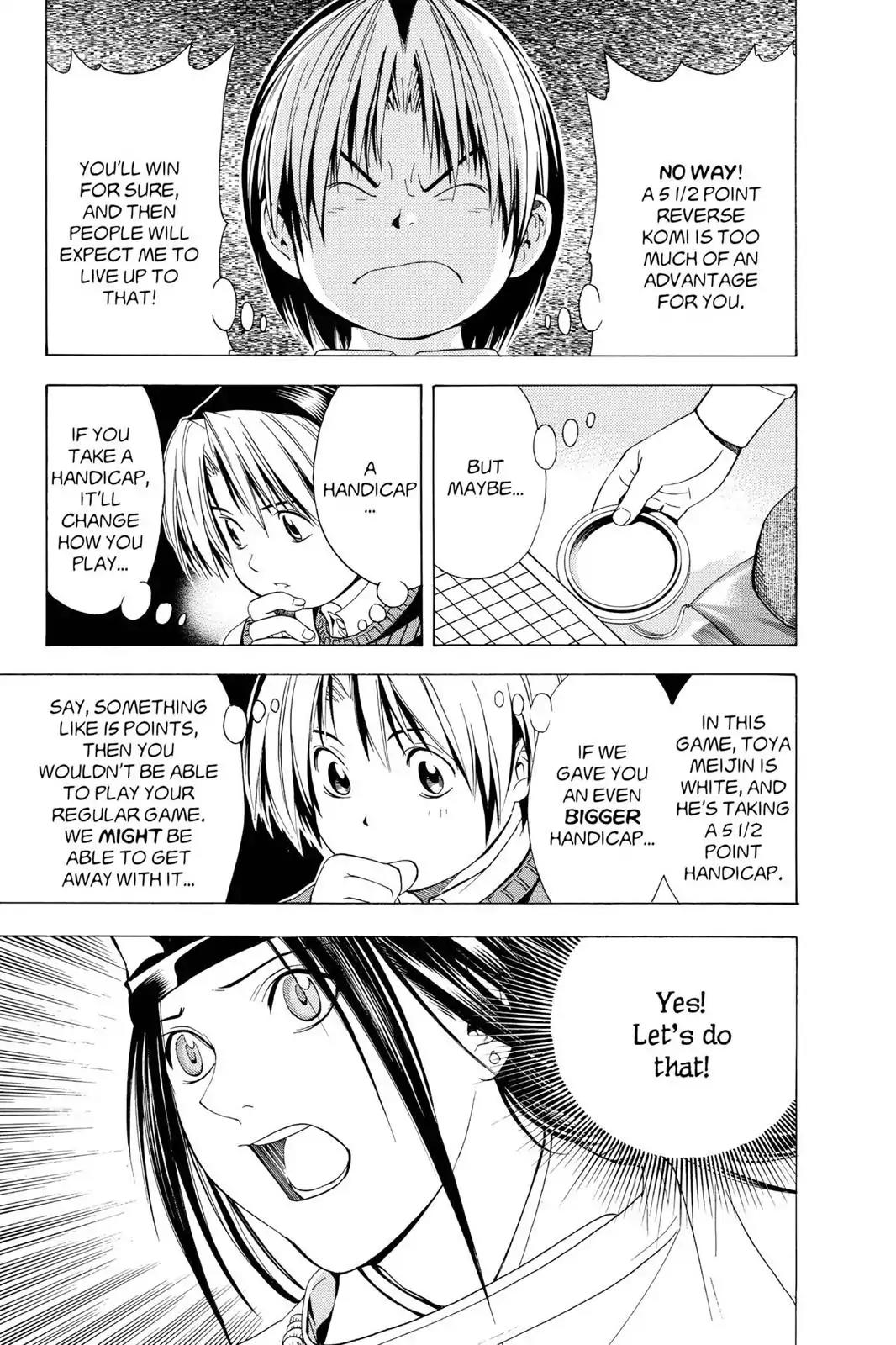 Hikaru no Go Chapter 100 page 13 - Chapter 100: Hikaru Takes His Time