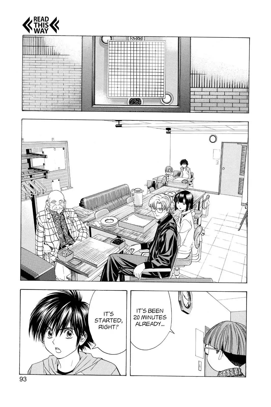 Hikaru no Go Chapter 100 page 17 - Chapter 100: Hikaru Takes His Time