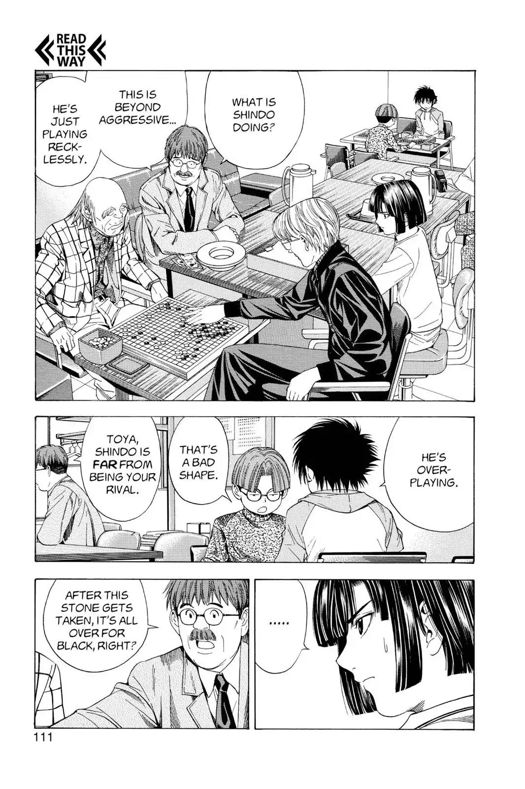 Hikaru no Go Chapter 101 page 11 - Chapter 101: A Game Most Transparent