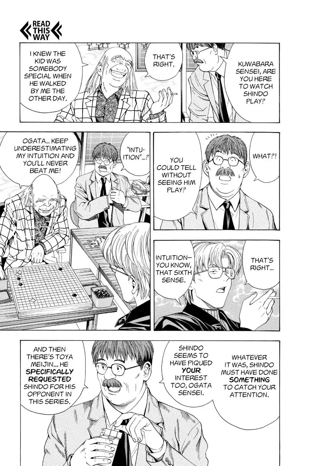 Hikaru no Go Chapter 101 page 5 - Chapter 101: A Game Most Transparent