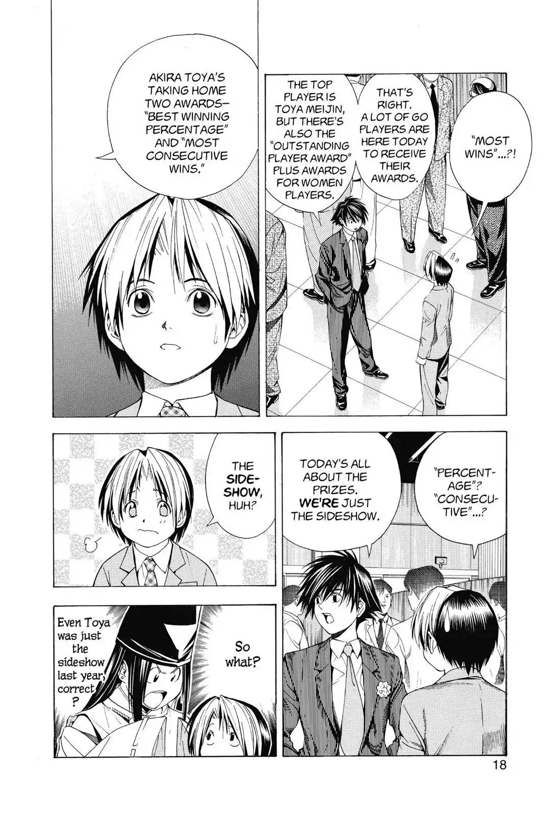 Hikaru no Go Chapter 105 page 19 - Chapter 105: First Professional Match