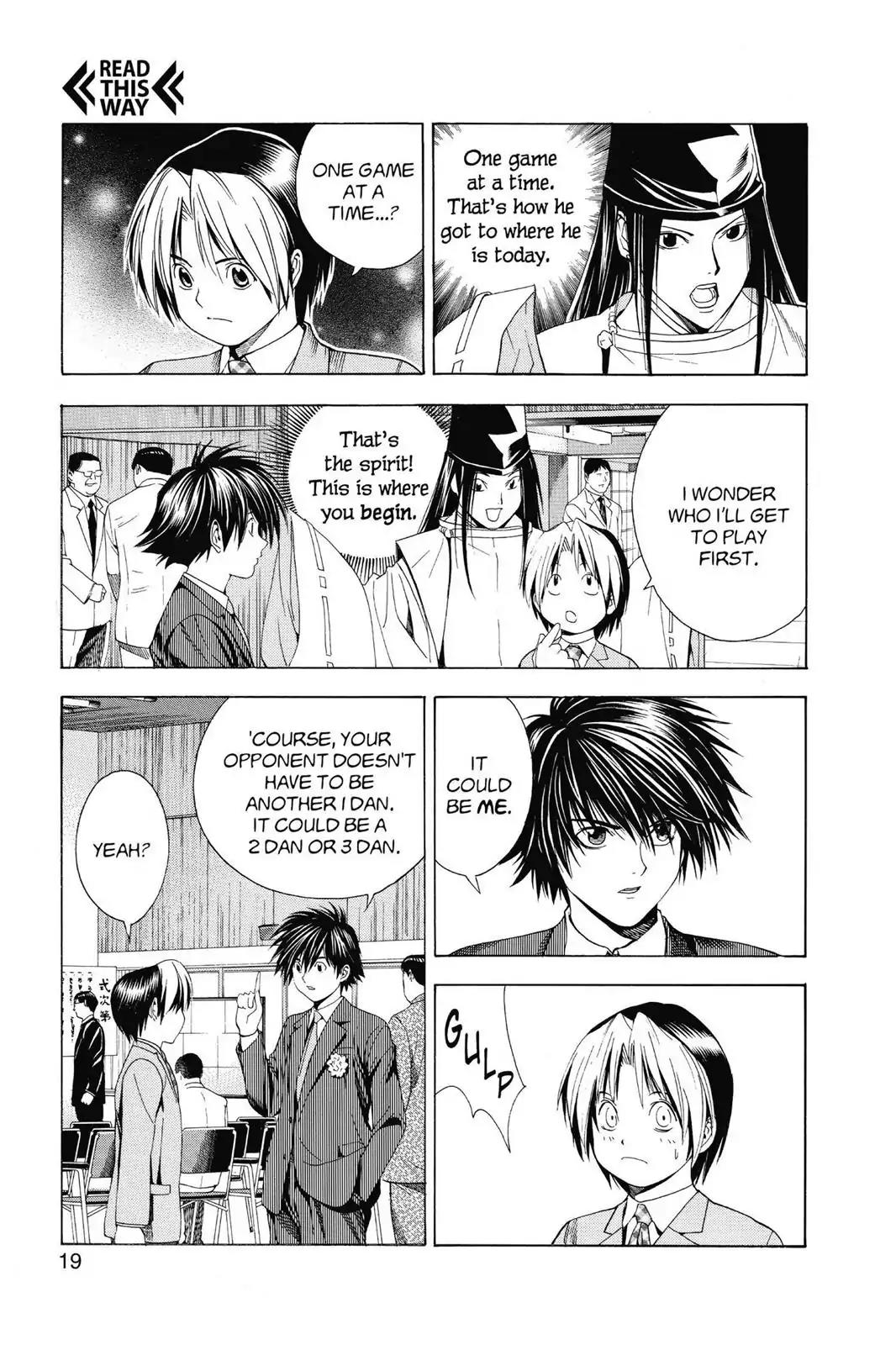 Hikaru no Go Chapter 105 page 20 - Chapter 105: First Professional Match