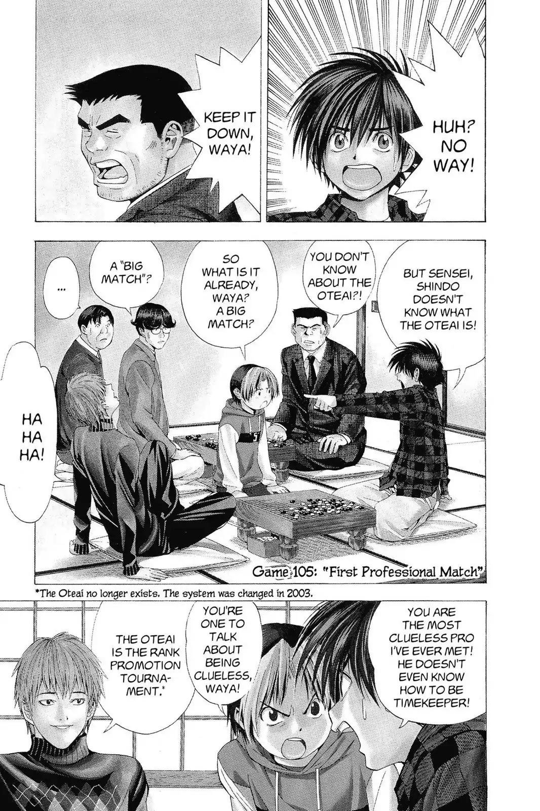 Hikaru no Go Chapter 105 page 8 - Chapter 105: First Professional Match