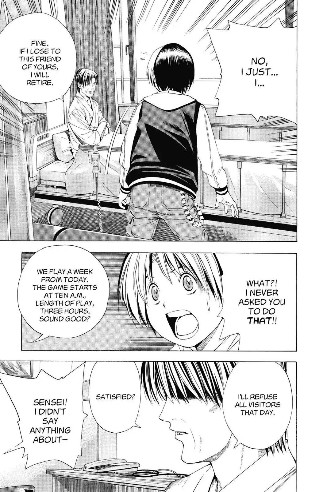 Hikaru no Go Chapter 108 page 17 - Chapter 108: In The Private Hospital Room