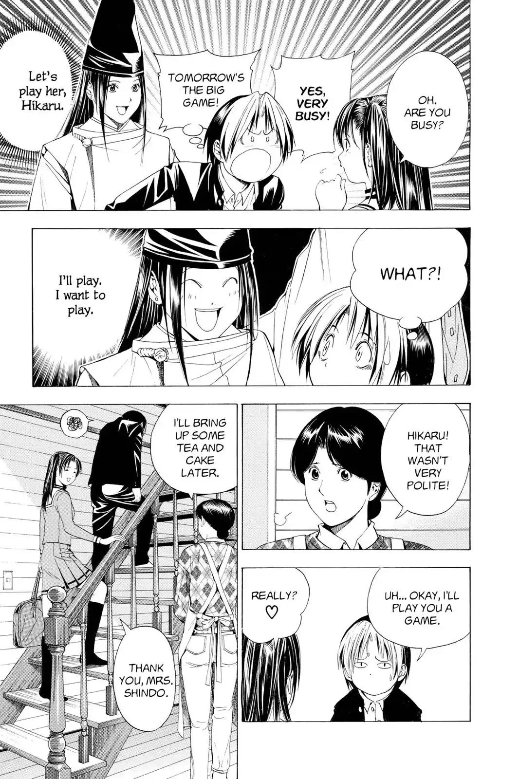 Hikaru no Go Chapter 110 page 15 - Chapter 110: Mounting Excitement