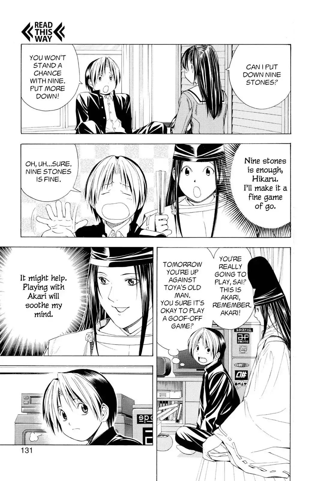 Hikaru no Go Chapter 110 page 17 - Chapter 110: Mounting Excitement