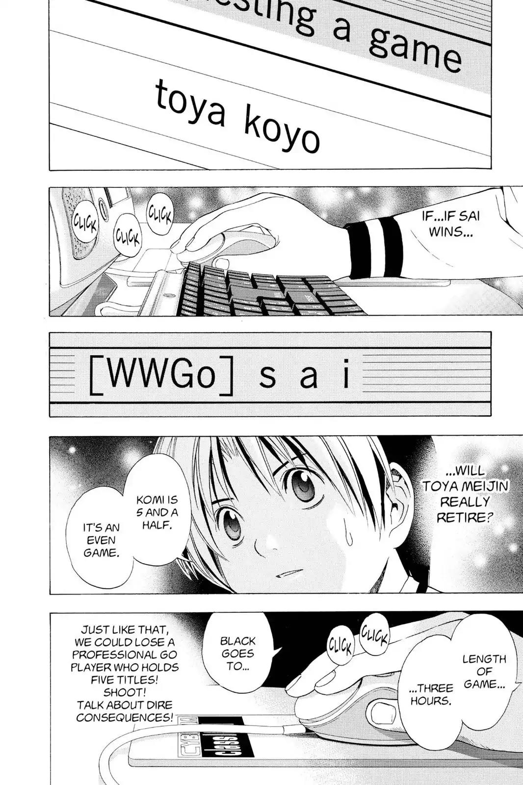 Hikaru no Go Chapter 111 page 12 - Chapter 111: The Return of Sai