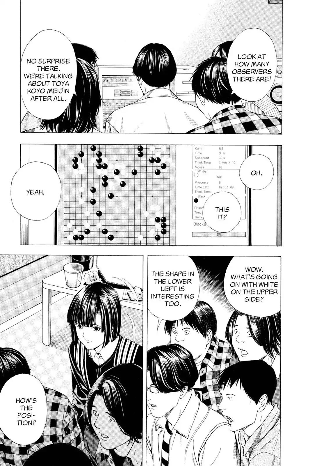 Hikaru no Go Chapter 113 page 15 - Chapter 113: Sai vs. Toya Koyo (Part 2)