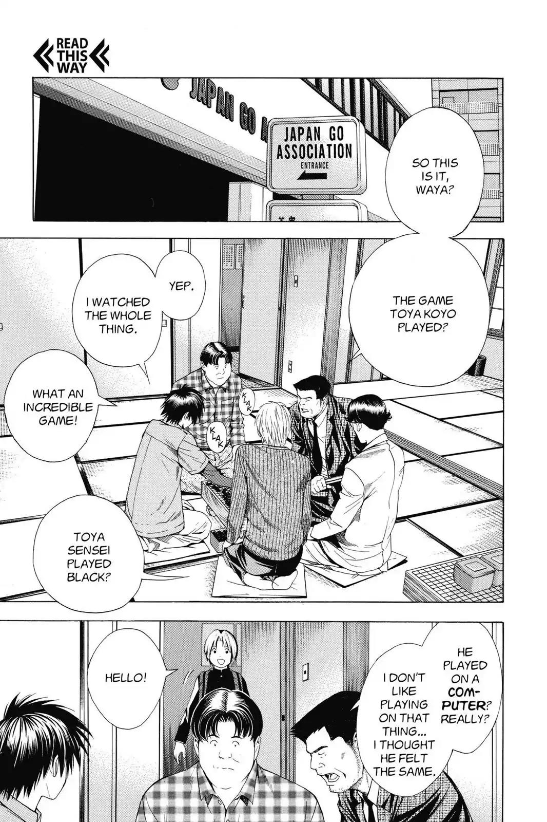 Hikaru no Go Chapter 118 page 15 - Chapter 118: Pursued