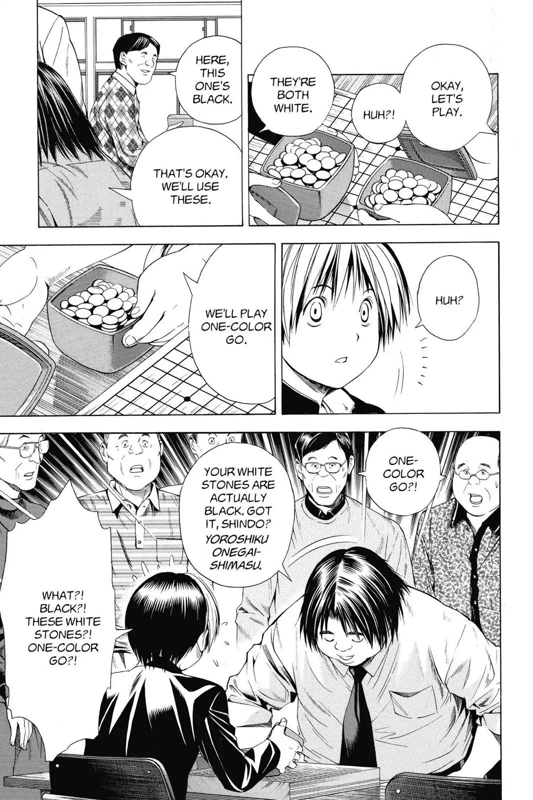 Hikaru no Go Chapter 119 page 21 - Chapter 119: A Test of Strength