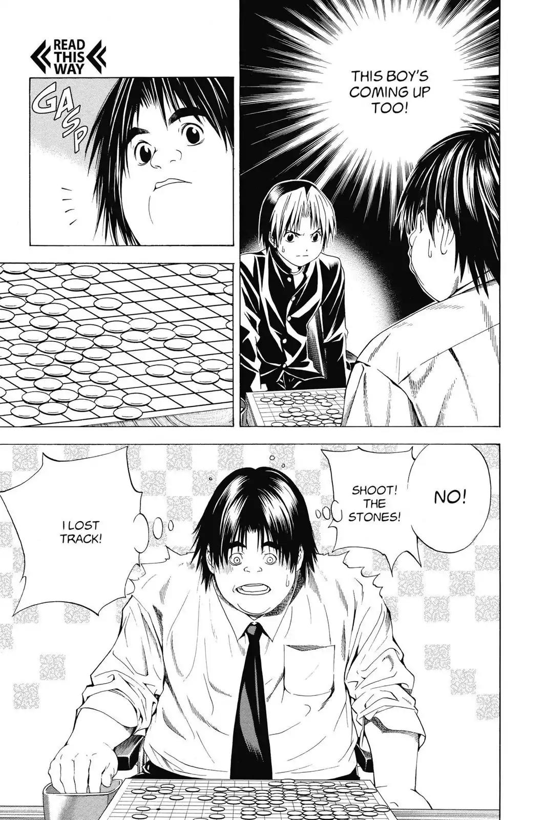 Hikaru no Go Chapter 120 page 15 - Chapter 120: One-Color Go