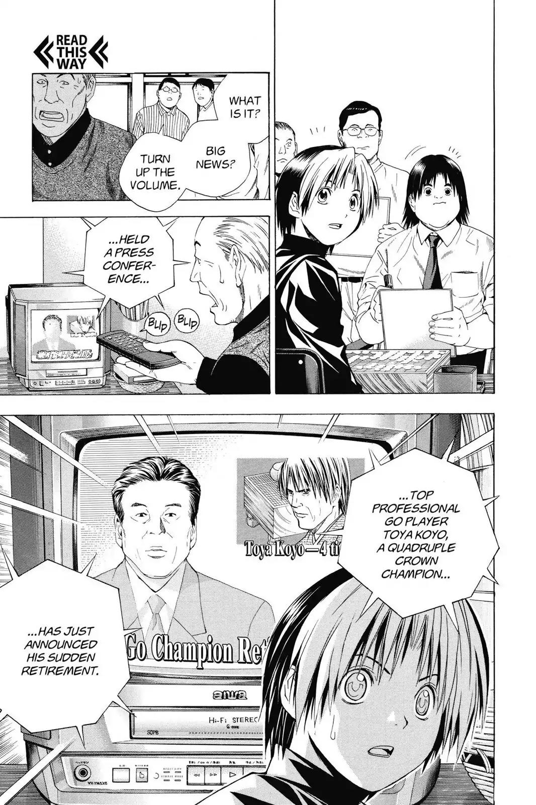 Hikaru no Go Chapter 120 page 21 - Chapter 120: One-Color Go