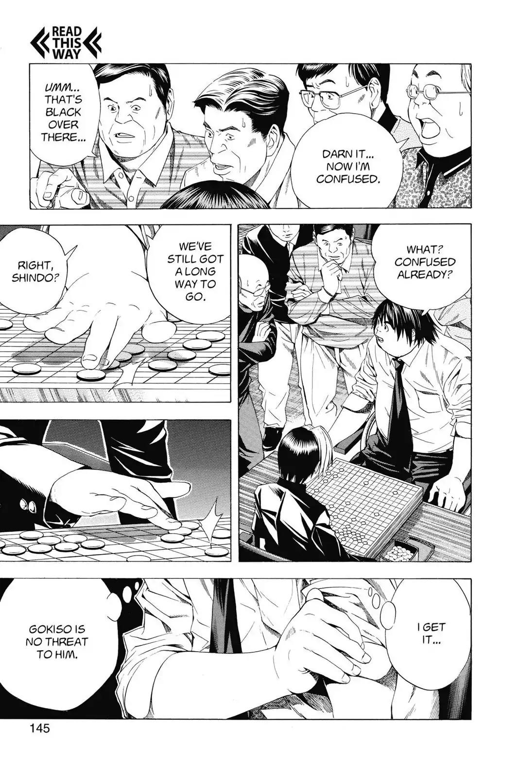 Hikaru no Go Chapter 120 page 5 - Chapter 120: One-Color Go