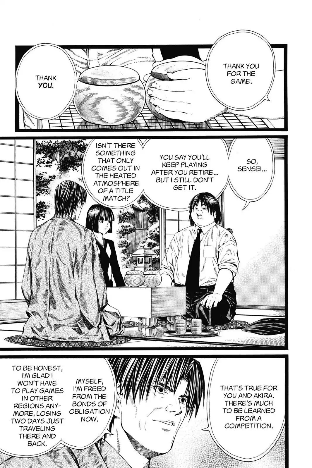 Hikaru no Go Chapter 121 page 13 - Chapter 121: Touya Kouyo Retires