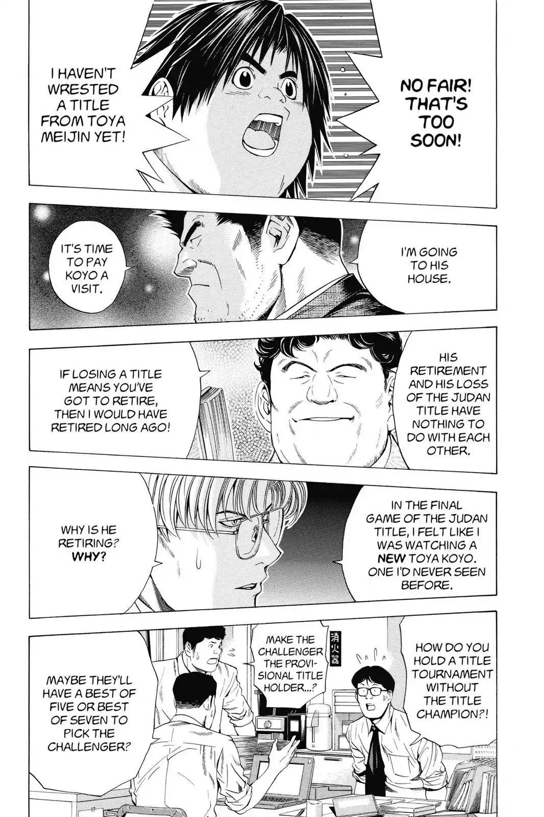 Hikaru no Go Chapter 121 page 5 - Chapter 121: Touya Kouyo Retires