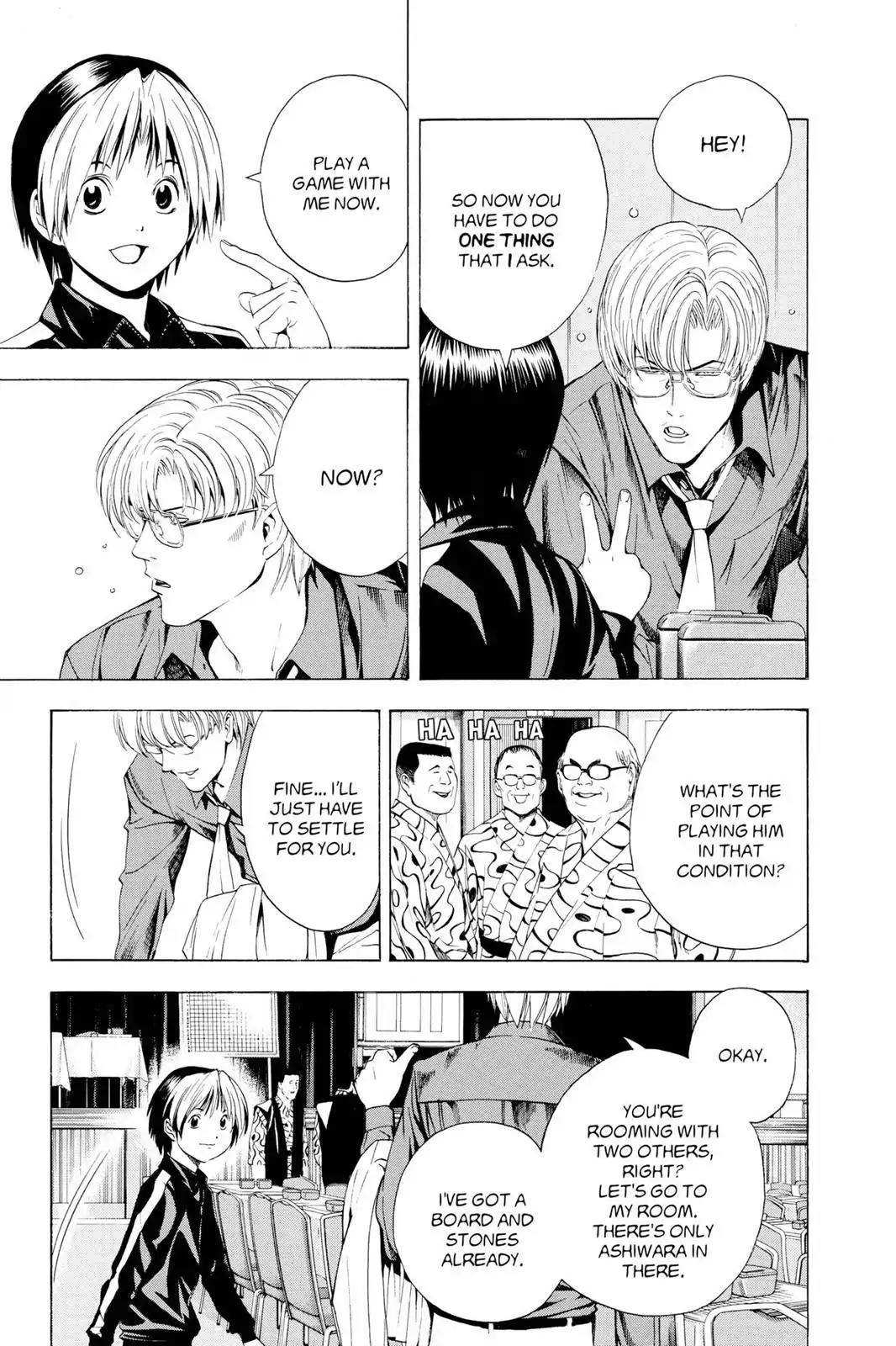 Hikaru no Go Chapter 123 page 19 - Chapter 123: I Do not Wish to Disappear!!!